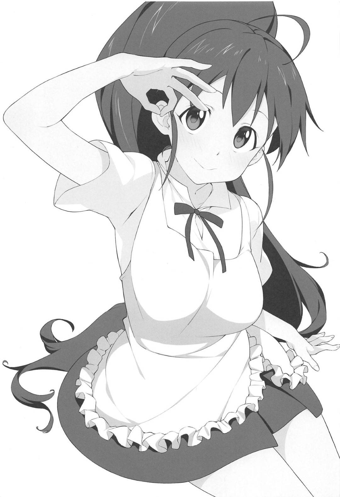 【エロ漫画】知り合ったばかりのおじさんとホテルでエッチな事をするムチムチ巨乳娘。従順でご奉仕旺盛な彼女はメイド服を着た状態で彼とディープキスしたり、チンポを生挿入させたりと着衣中出しセックスを彼としまくる！